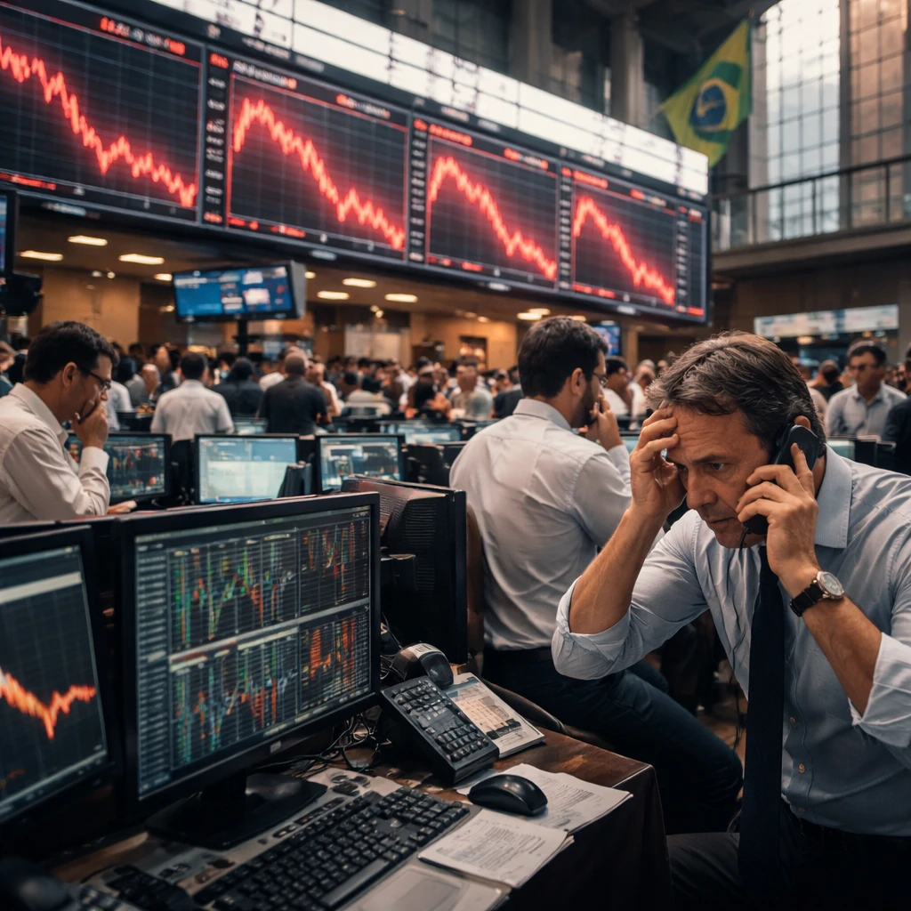 Bovespa Ends Lower as Financials, Industrials and Consumption Stocks Weigh on Market