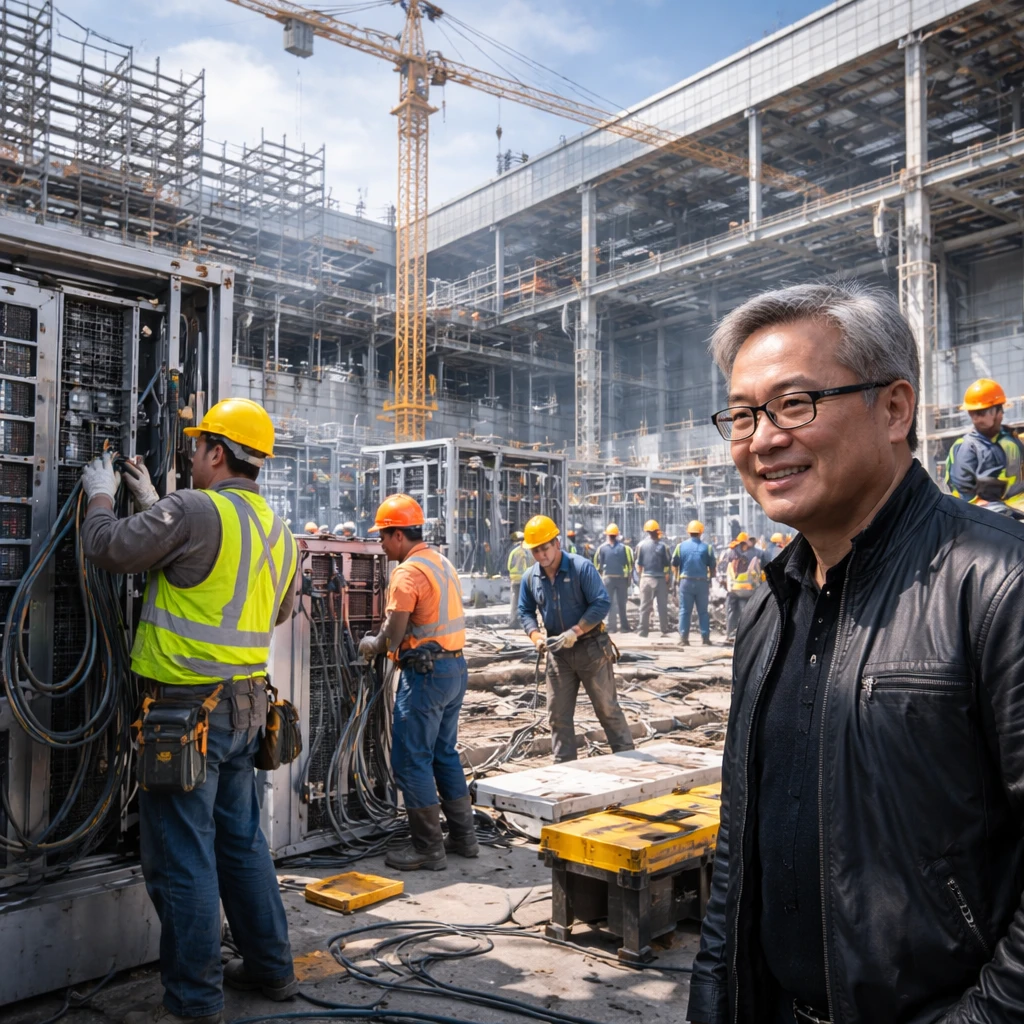 Nvidia CEO Highlights AI Boom’s Role in Creating High-Paying Trade Occupations