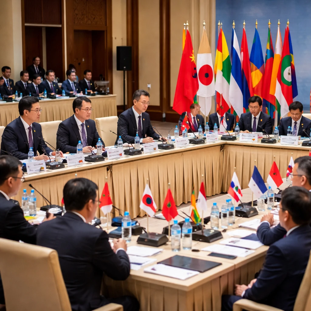 ASEAN+3 Finance Officials Pledge Vigilance on Market Volatility at Samarkand Meeting