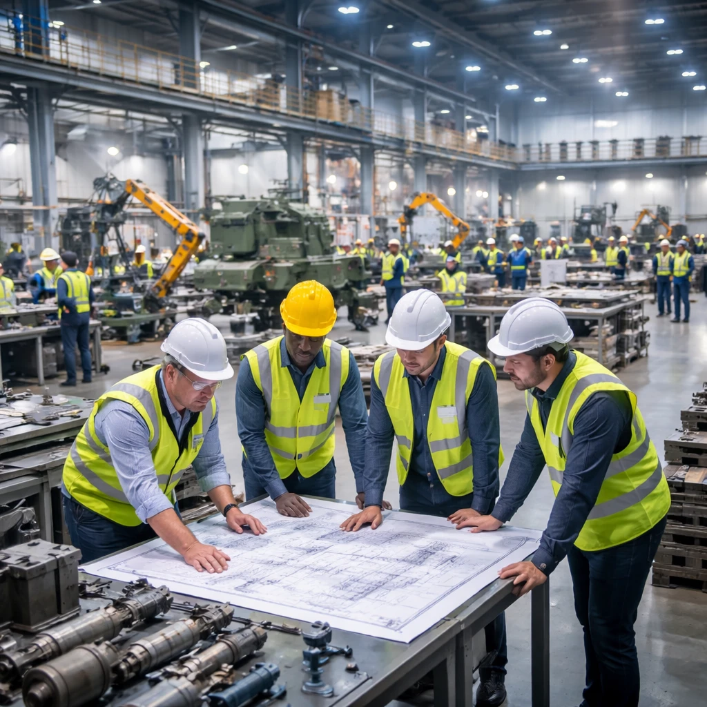 Pentagon Engages Automakers and Industrial Firms to Expand Weapons Output