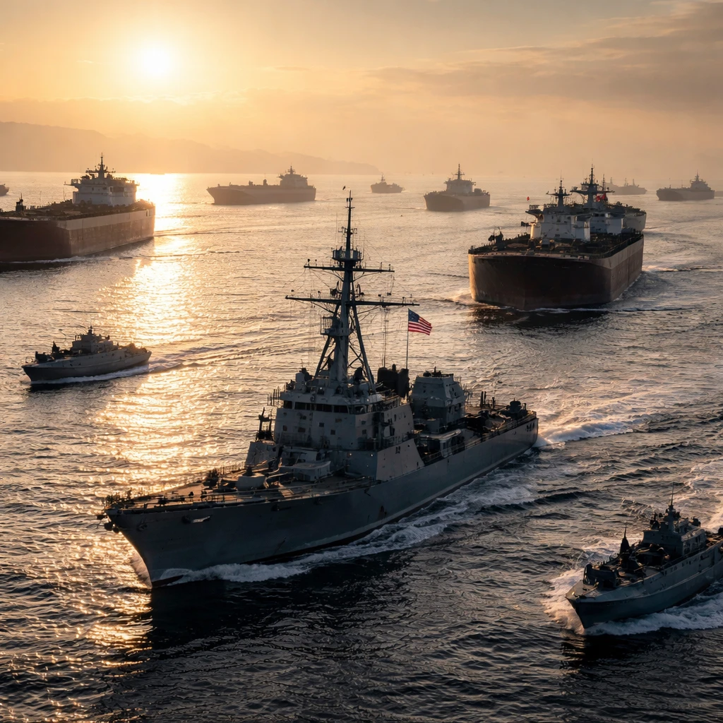 U.S. to Announce Multinational Escort for Strait of Hormuz, Officials Say