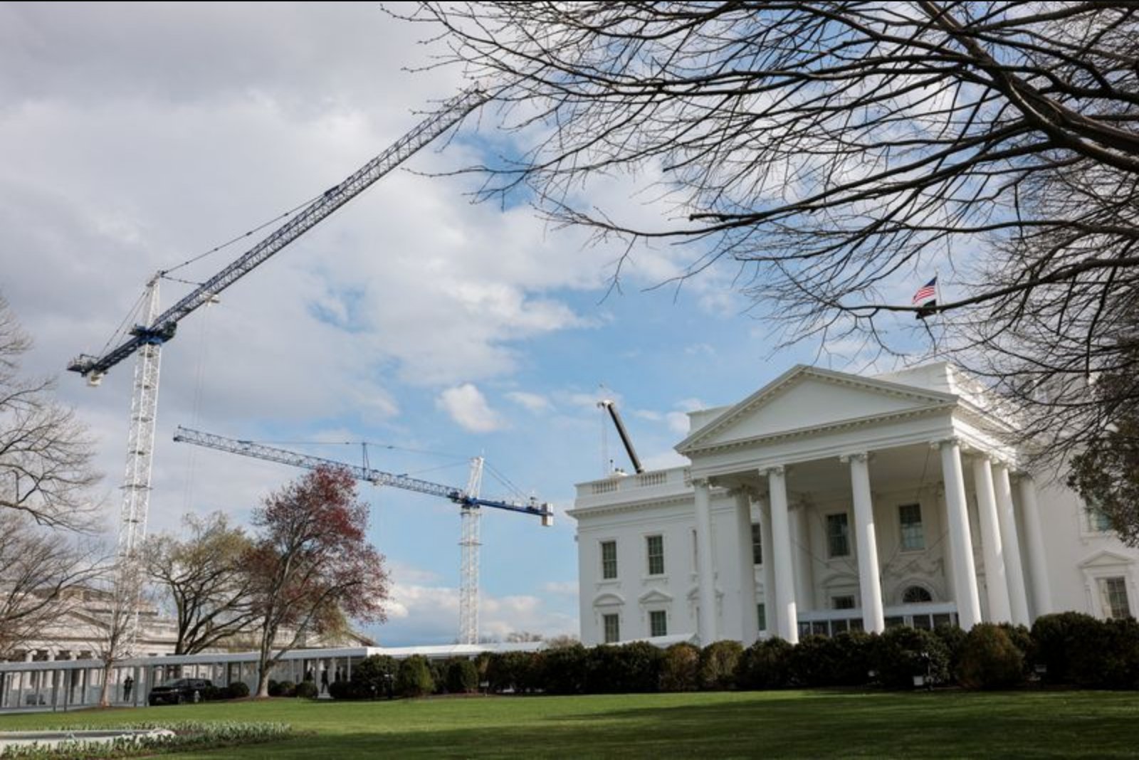 President Trump Says White House Ballroom Project Is Ahead of Schedule