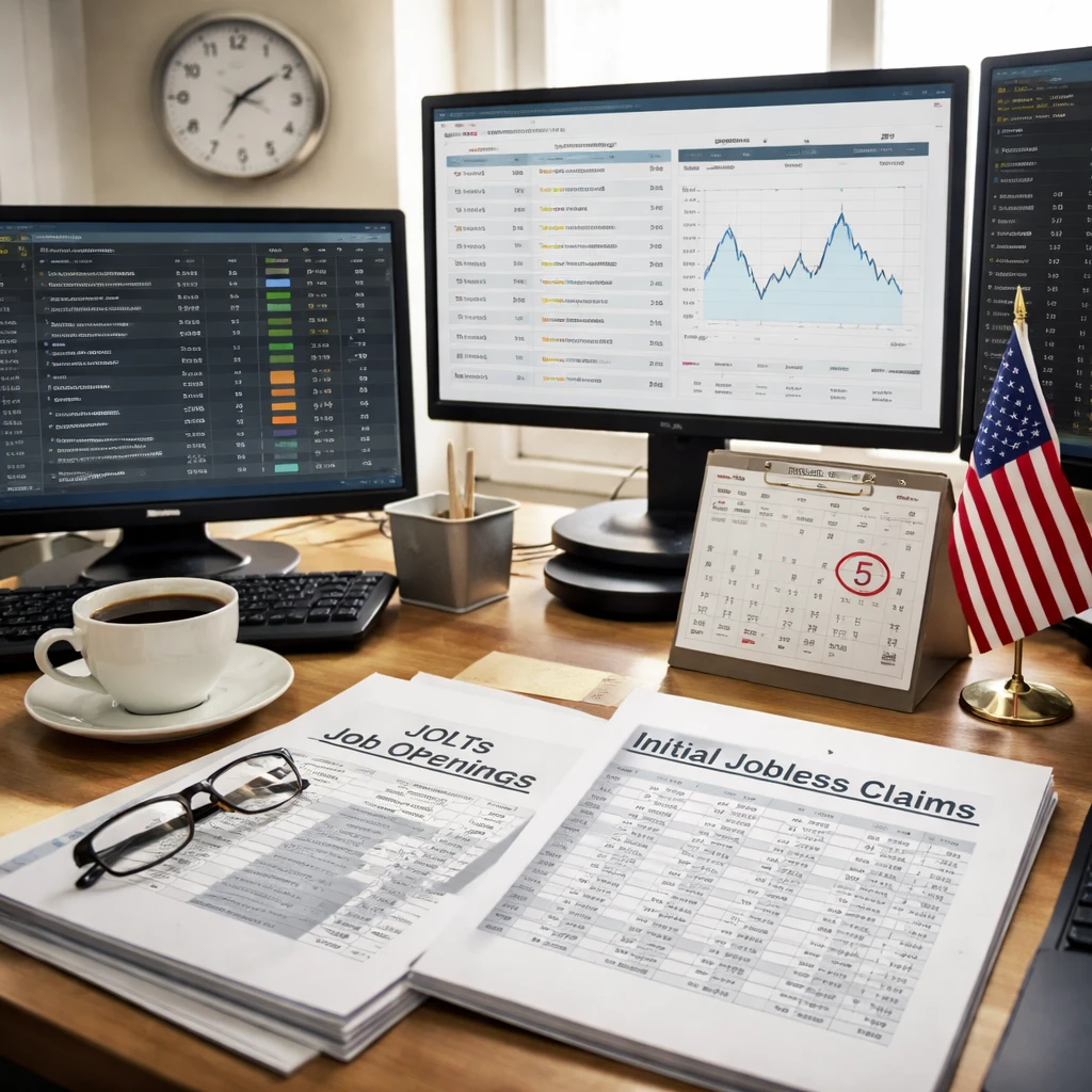 Weekly Claims and JOLTs Job Openings Take Center Stage on Thursday's Economic Calendar