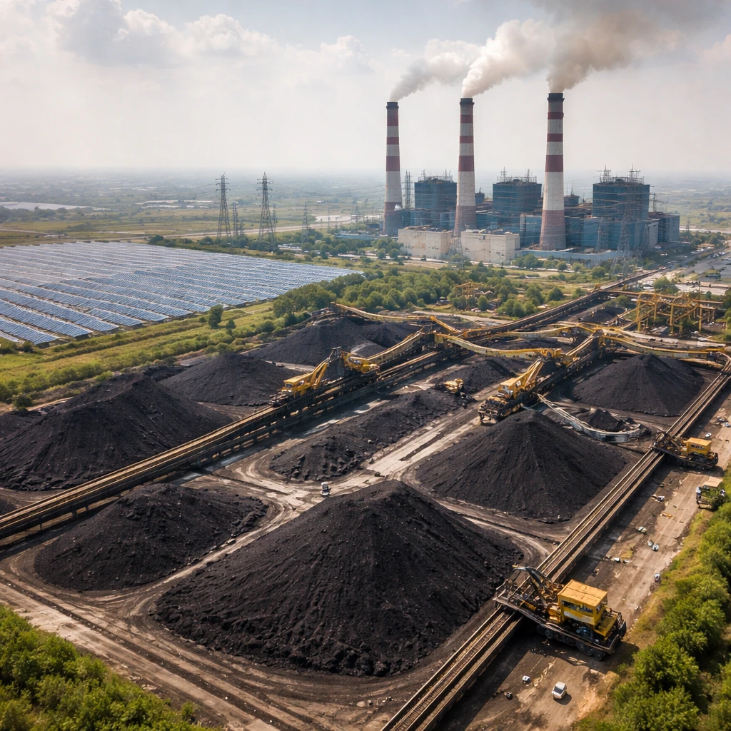 India's Thermal Coal Imports Reach Four-Year Low as Domestic Output and Renewables Rise