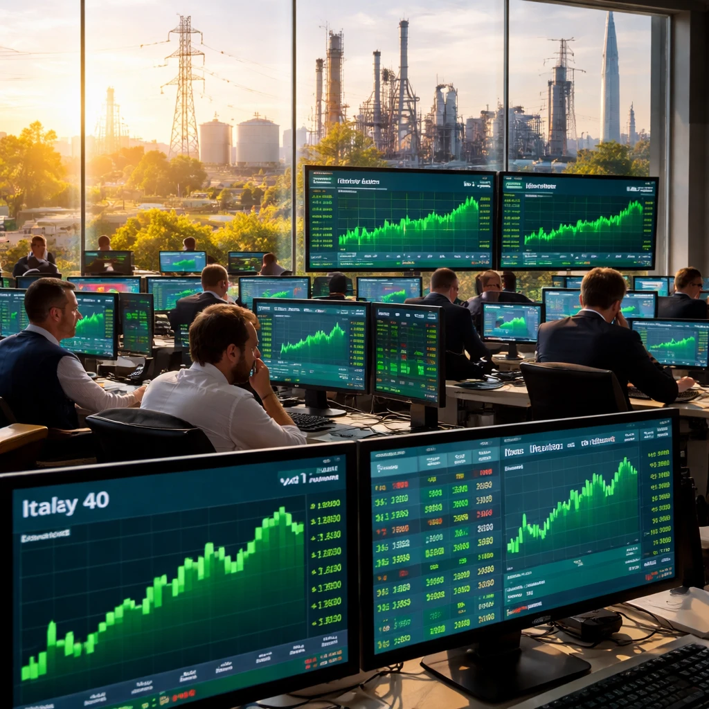 Milan stocks climb as Chemicals, Utilities and Oil & Gas lead gains; Italy 40 +1.06%