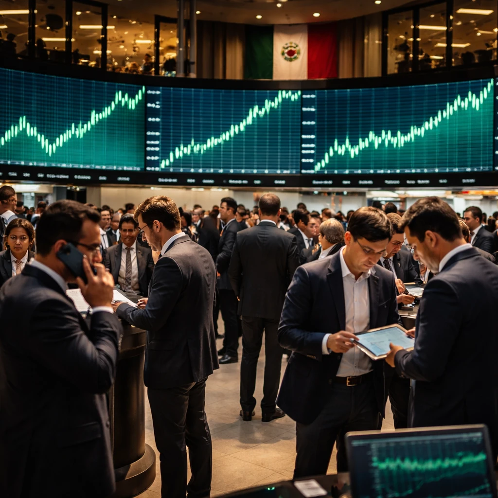 Mexico’s S&P/BMV IPC Climbs to Record Close; Industrials, Consumer Sectors Lead Gain