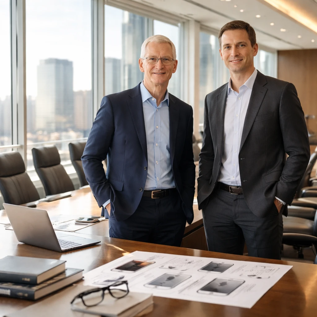 Apple reveals Tim Cook will become executive chairman; John Ternus to take over as CEO on Sept. 1, 2026