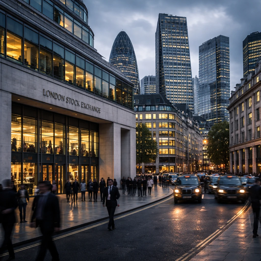 London shares retreat as defense and mining stocks weigh; benchmark falls 1.08%