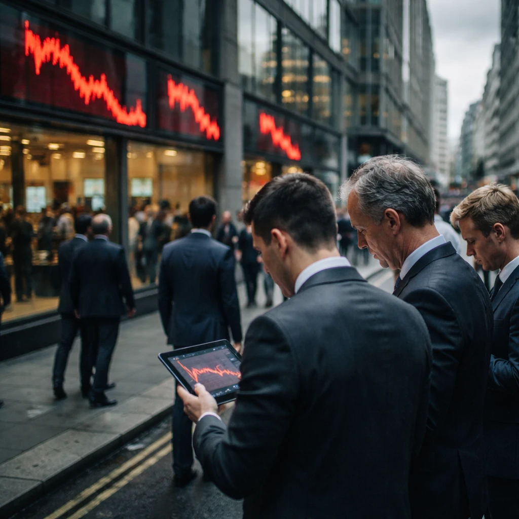 UK Mortgage Lender Collapse Sends Financial Stocks Lower