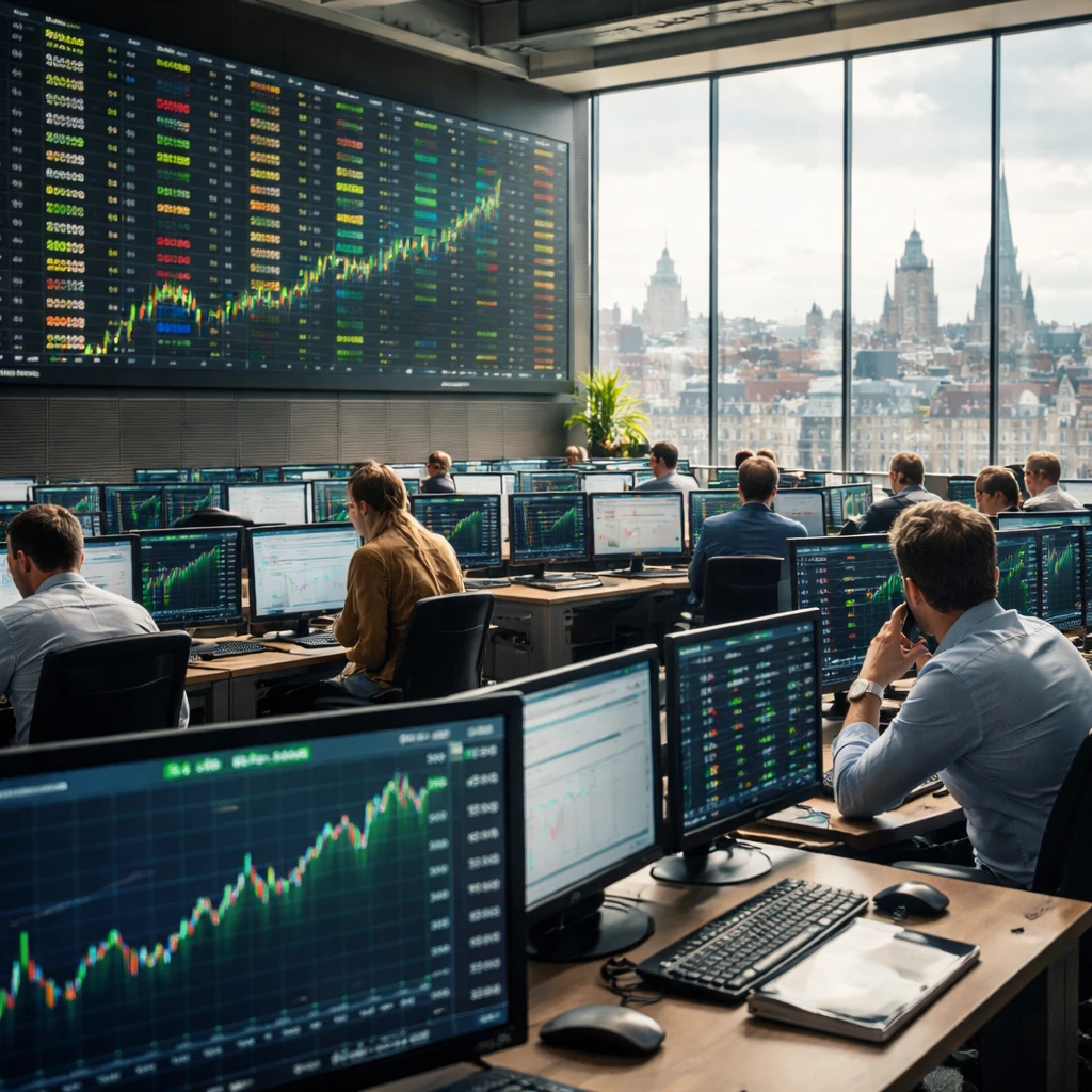 AEX closes higher as telecoms, industrials and consumer services lead gains