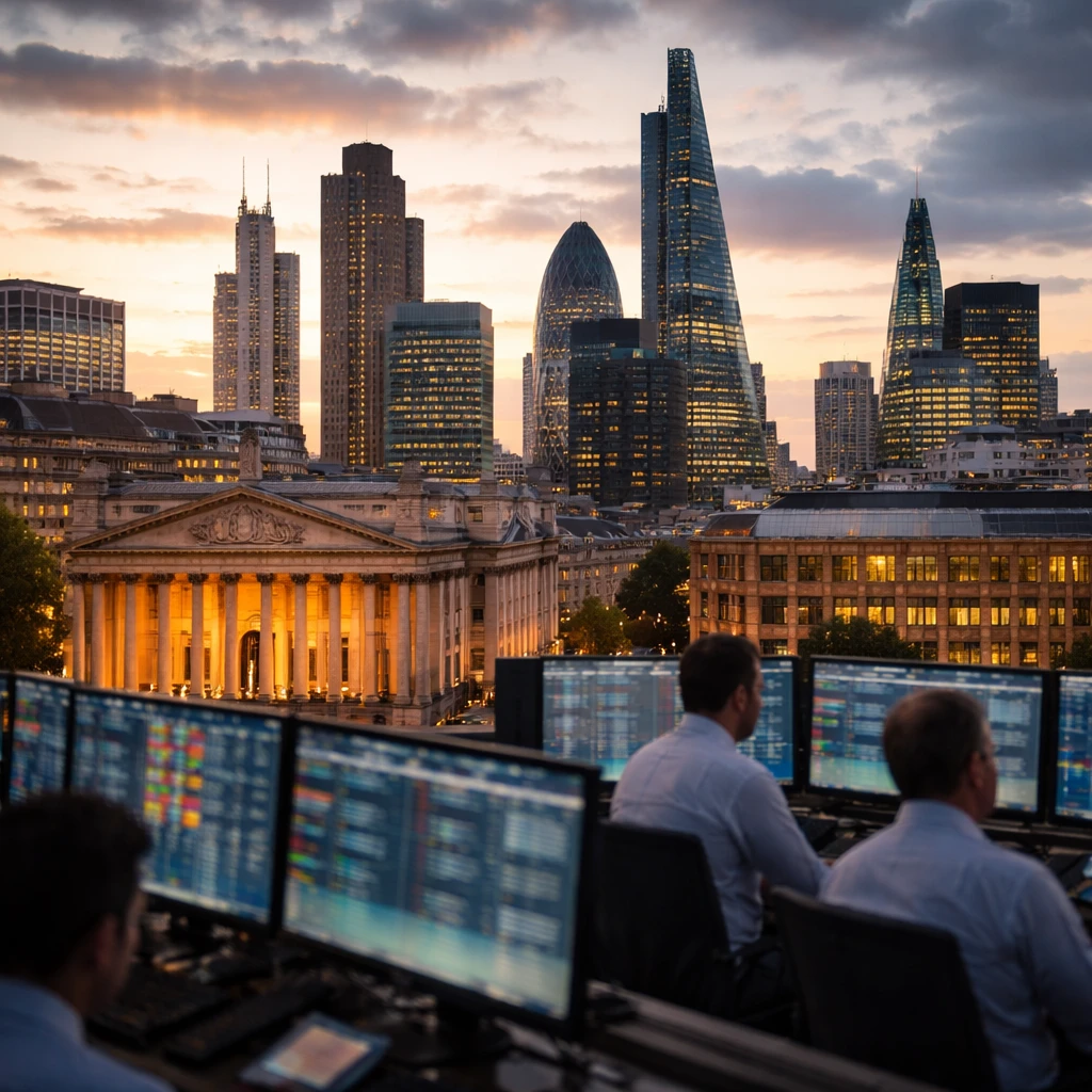 London Stocks Tick Higher as Aerospace, Banking and Mining Lead Gains