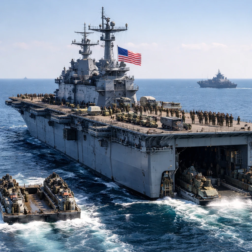 Pentagon Sends Additional Warships and Thousands of Marines to Middle East Amid Iran Tensions