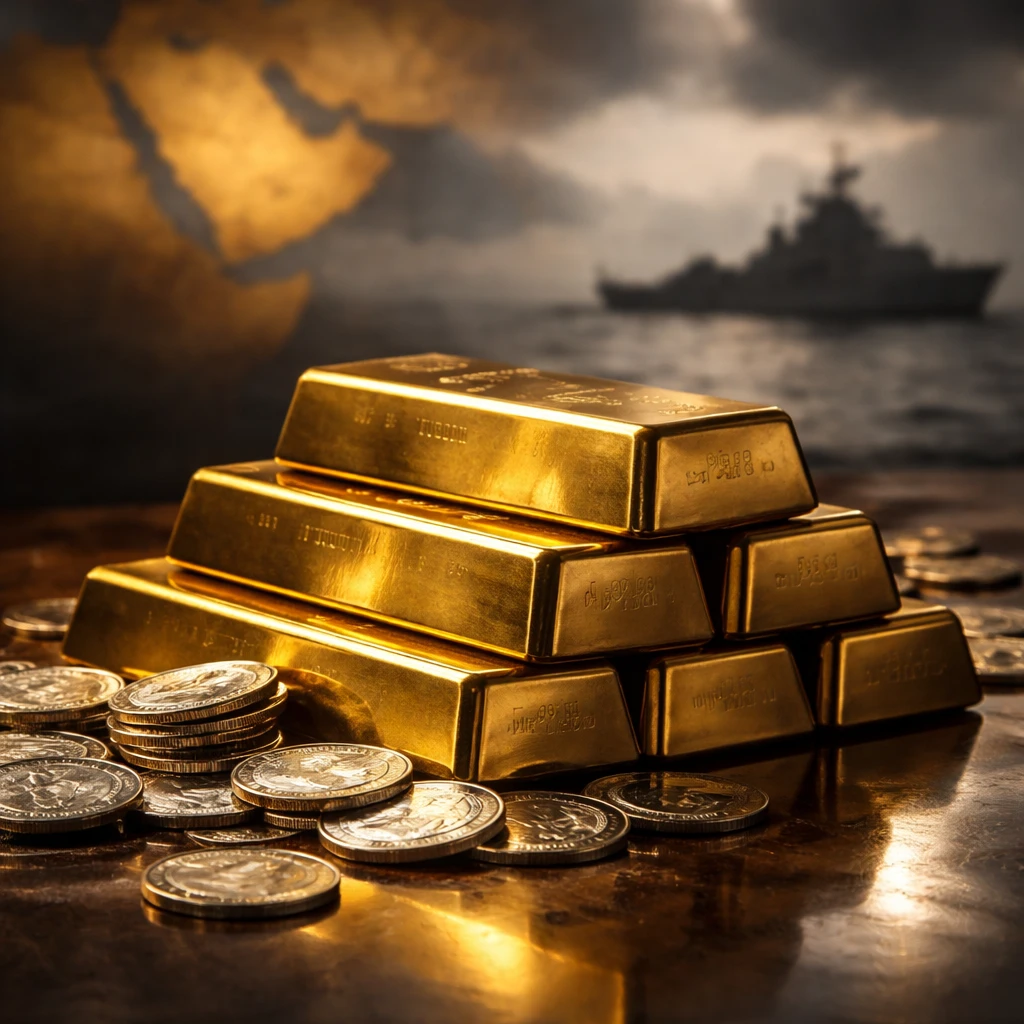 Gold Climbs as Middle East Hostilities Intensify and Dollar Softens