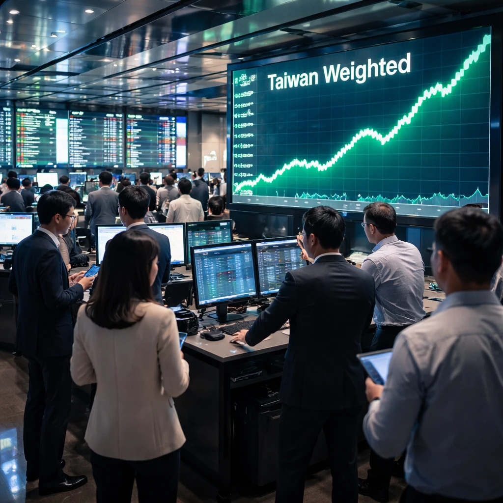 Taiwan market closes at record high as tech and machinery stocks lead gains