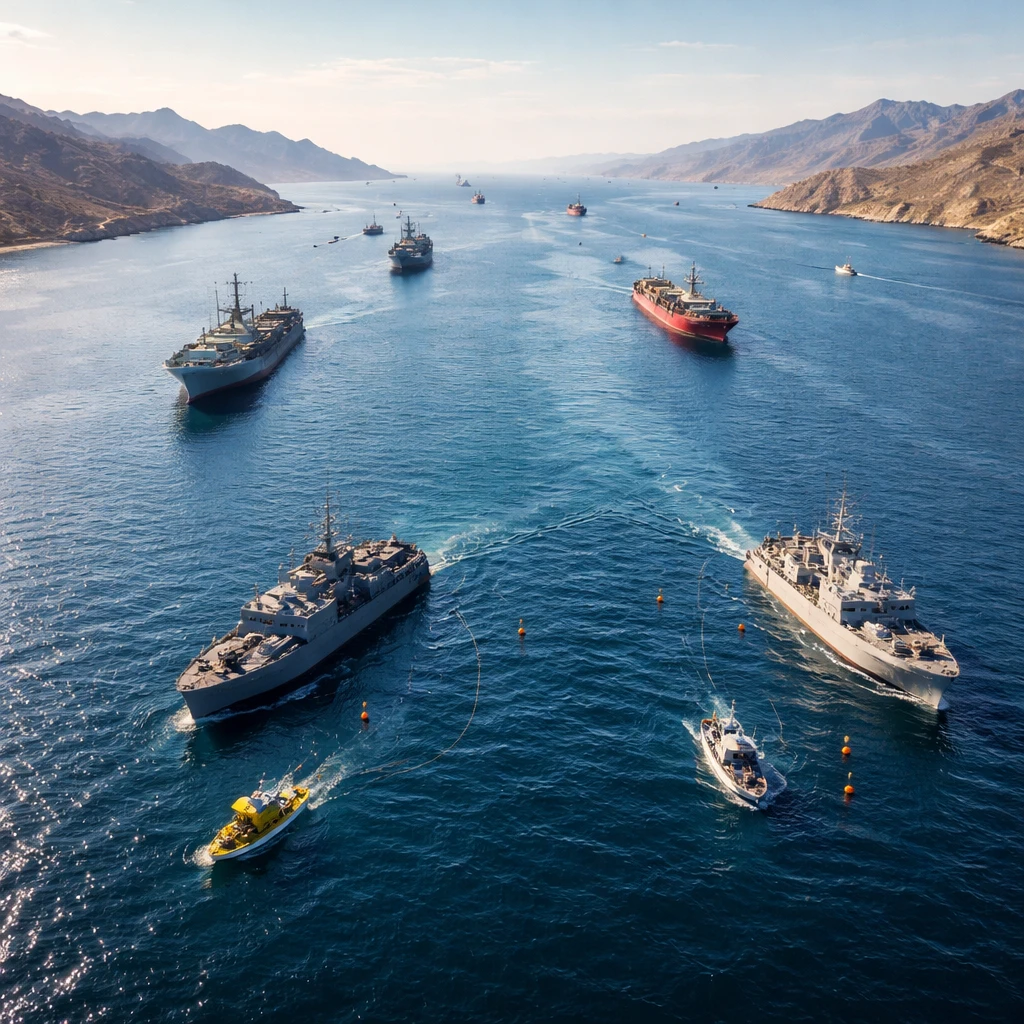 Wright Says Safe Transit of Hormuz Possible Without Full Mine Clearance