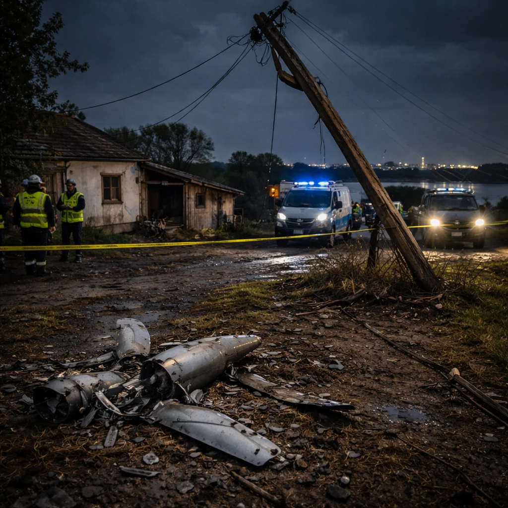 Romania Finds Drone Debris After Overnight Russian Strike on Ukraine; Minor Property Damage Reported