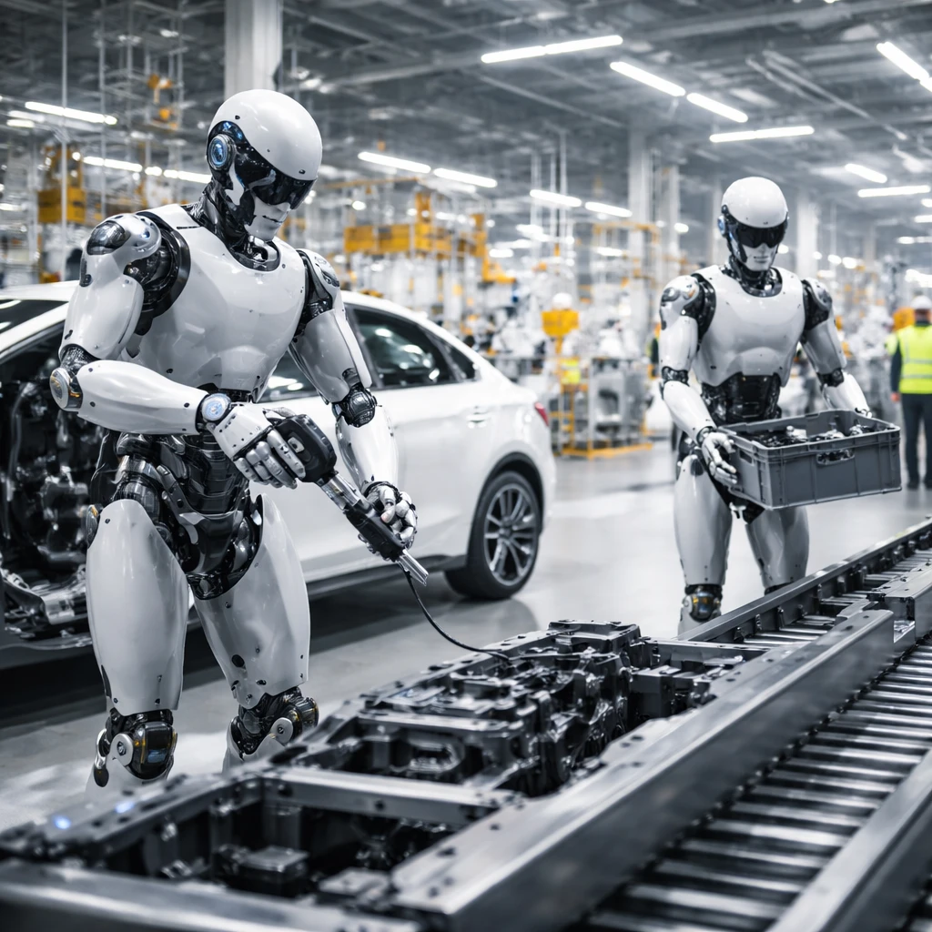 Xiaomi Trials Humanoid Robots on High-Speed EV Assembly Line