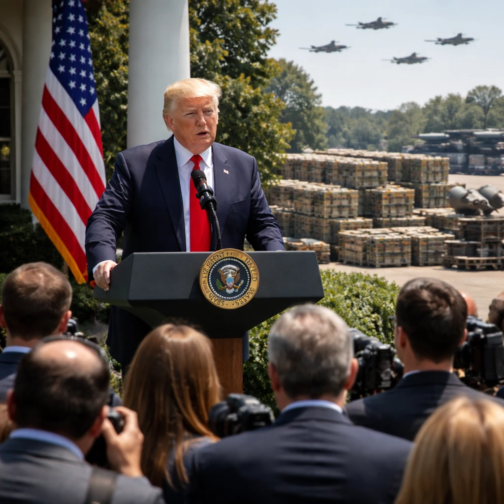 Trump Says U.S. Munitions Stocks Sufficient to Fight Wars 'Forever'