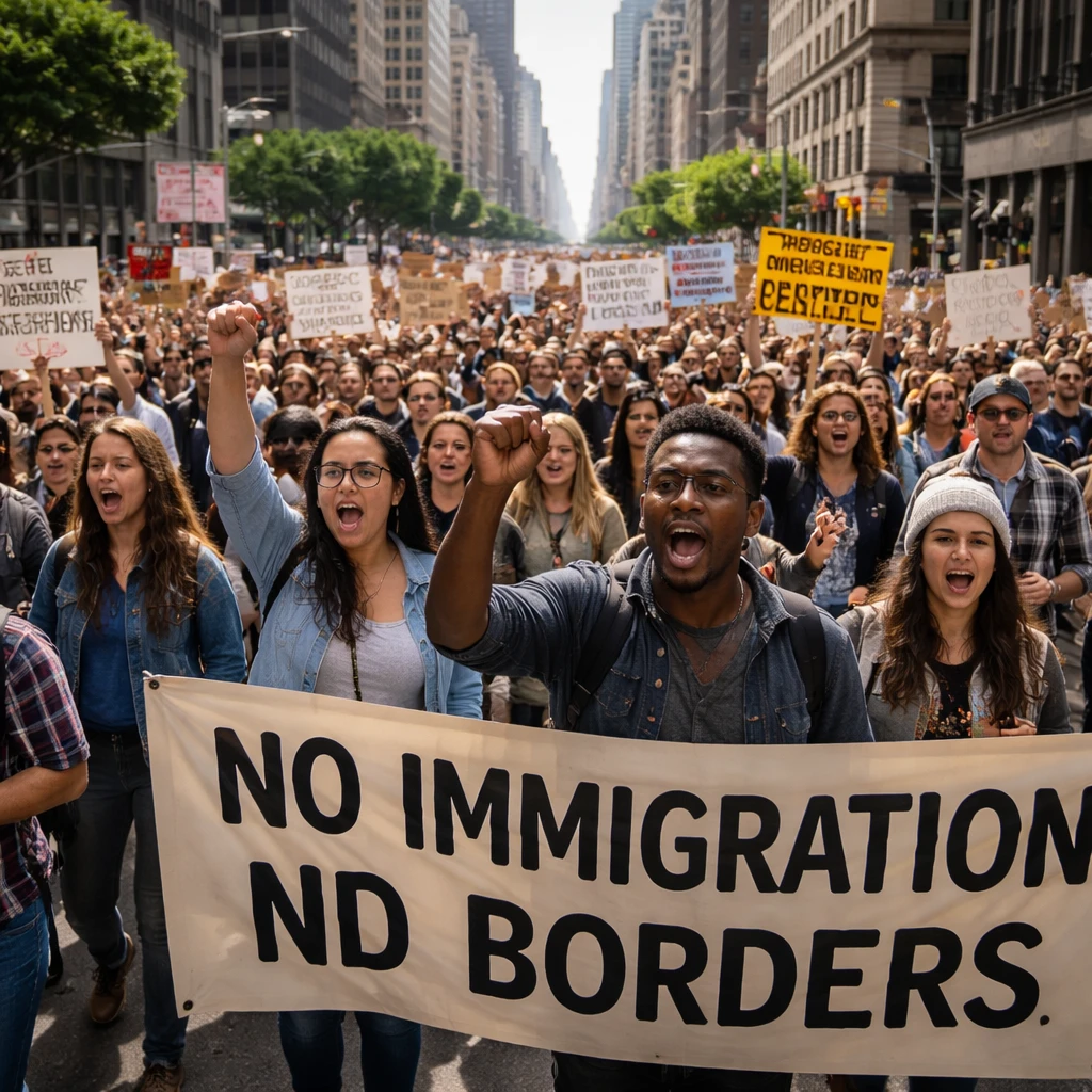 Widespread Demonstrations Across U.S. Condemn Trump Administration's Immigration Measures