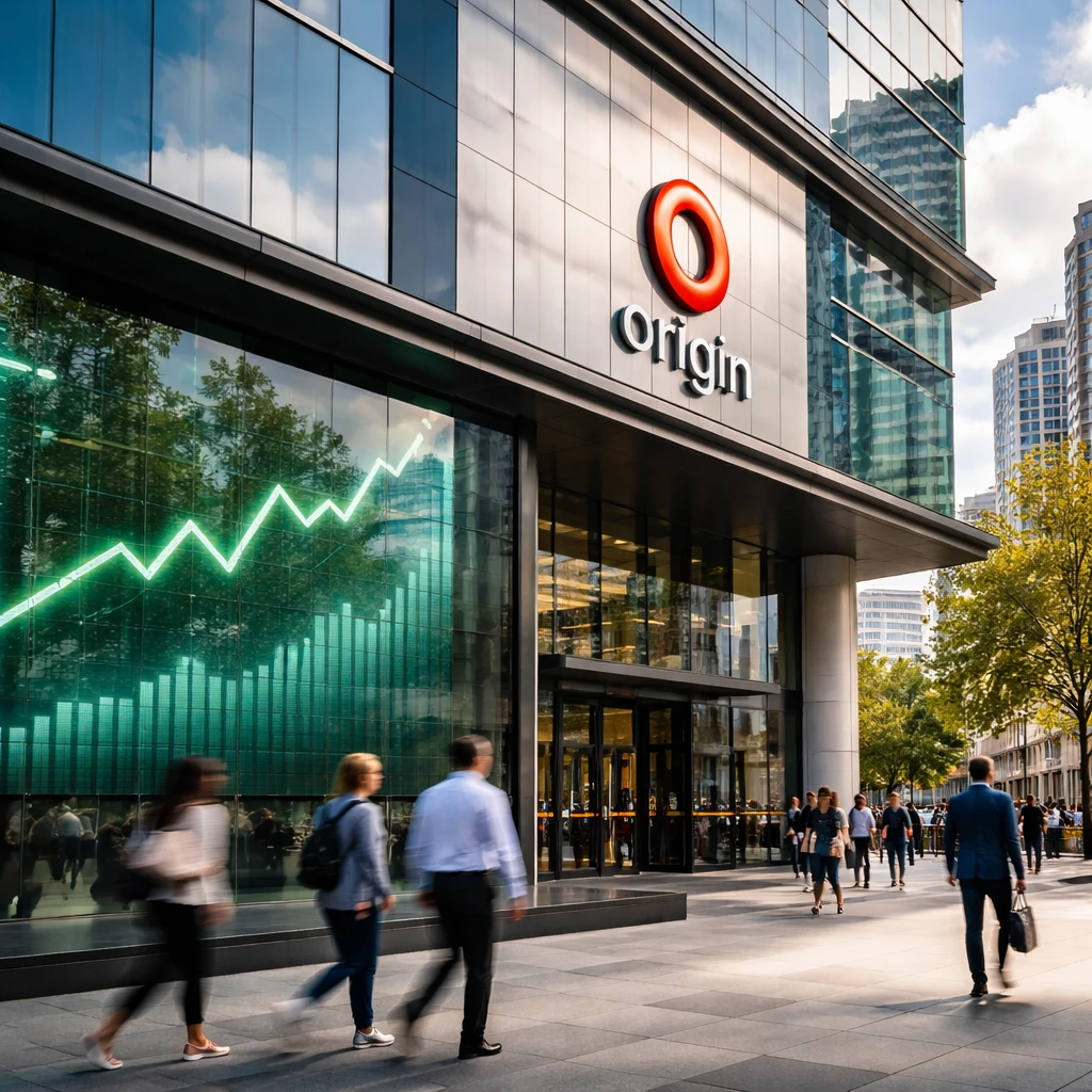 Origin Energy lifts Energy Markets EBITDA guidance, shares spike despite lower half-year profit