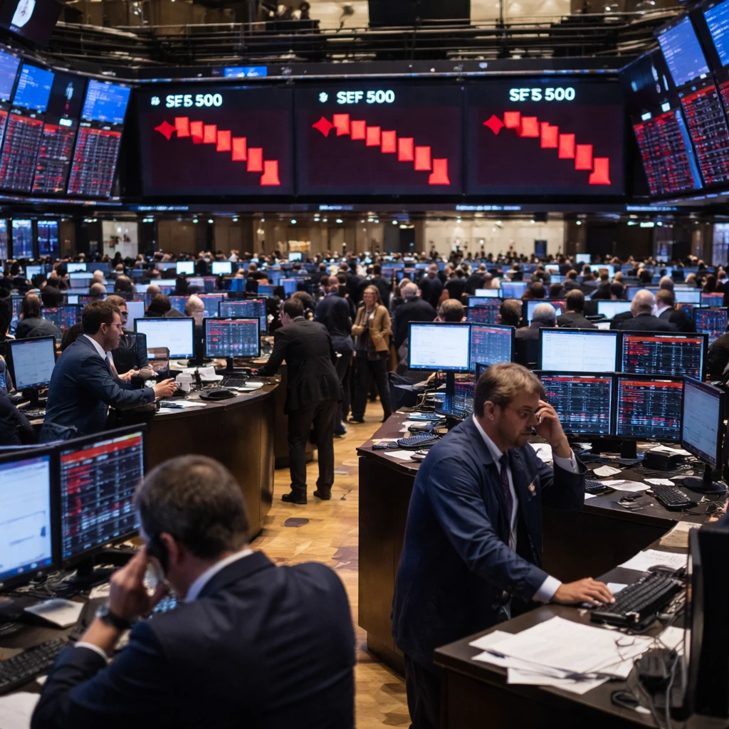 U.S. equities finish lower as Financials, Consumer Services and Industrials lead declines