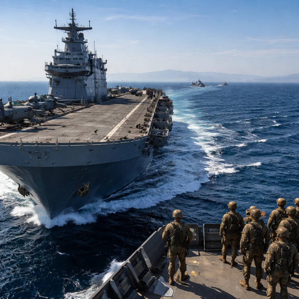 USS Tripoli and 31st MEU Ordered to Middle East Amid Strait of Hormuz Disruptions