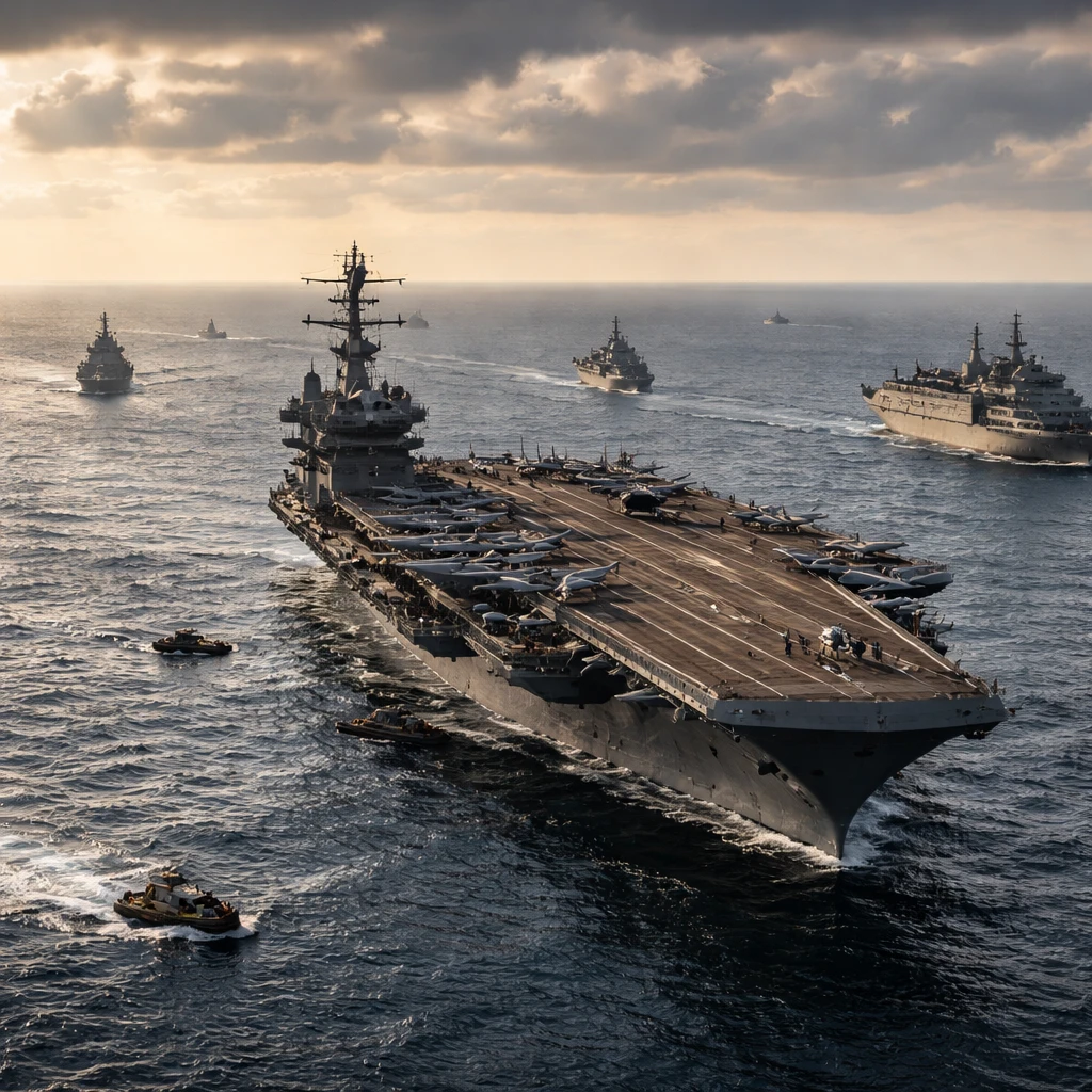 U.S. Boosts Middle East Footprint With 10,000 Additional Troops and Major Naval Forces