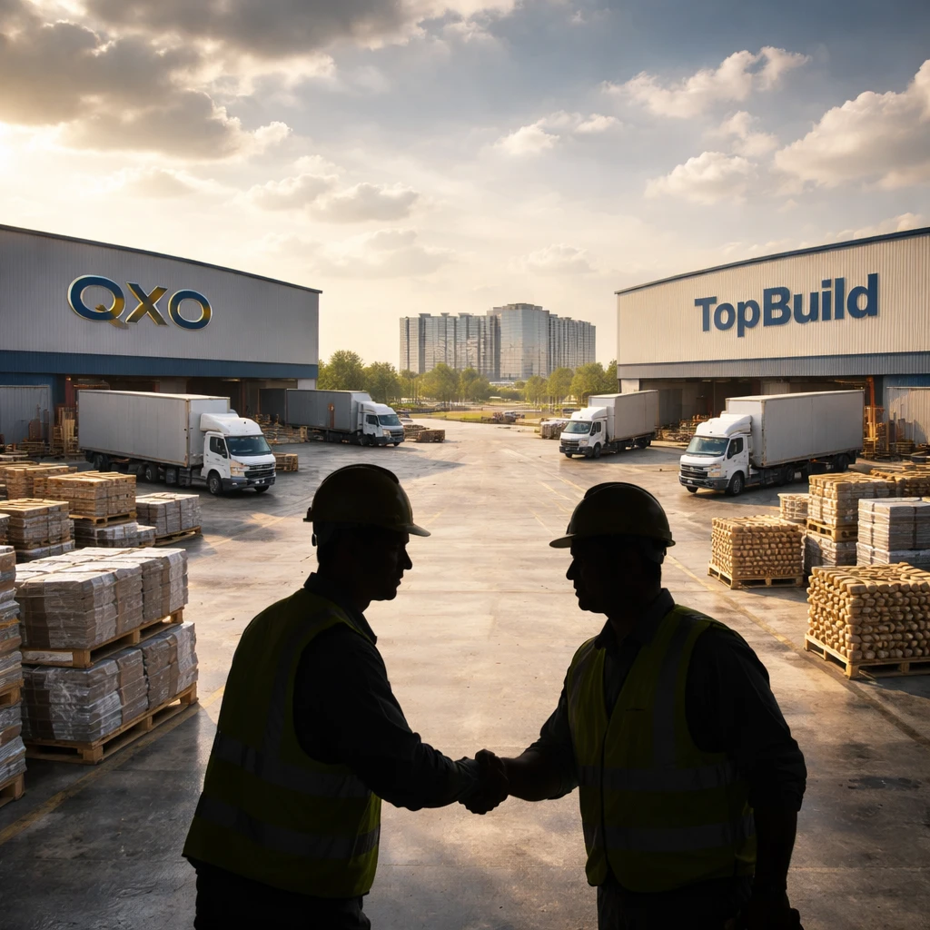 QXO to Buy TopBuild in $17 Billion Transaction, Becomes No. 2 U.S. Building Products Distributor
