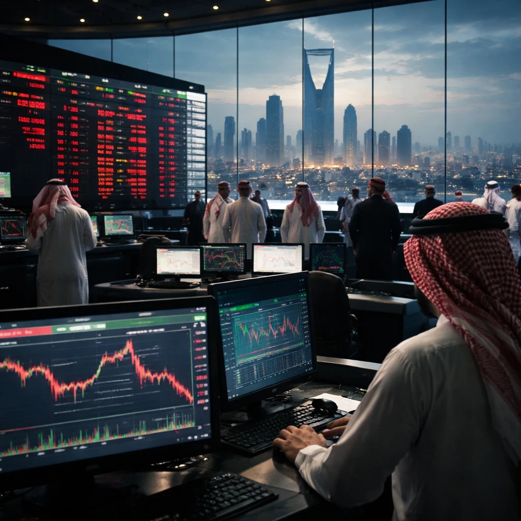 Saudi Stocks Close Lower as Tadawul All Share Drops to One-Month Low