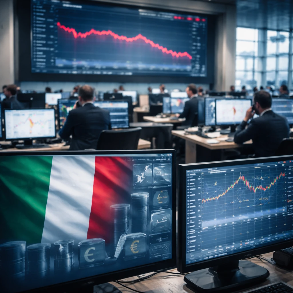 Milan Stocks Slip as Industrials, Healthcare and Financials Weigh on Index