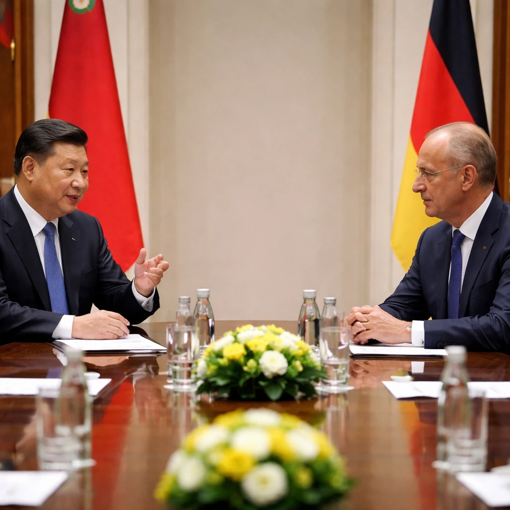 Xi Calls for a 'Reliable Partnership' with Germany in Talks with Chancellor Merz