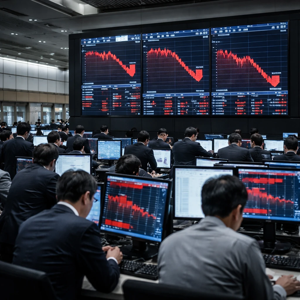 Tokyo stocks fall as Paper & Pulp, Transport and Communication sectors drag Nikkei down 1.83%