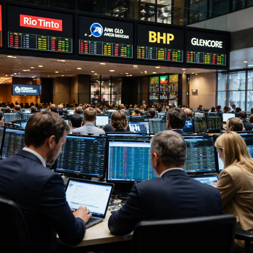 London Market Ends Slightly Higher as Mining and Metals Stocks Lead Gains