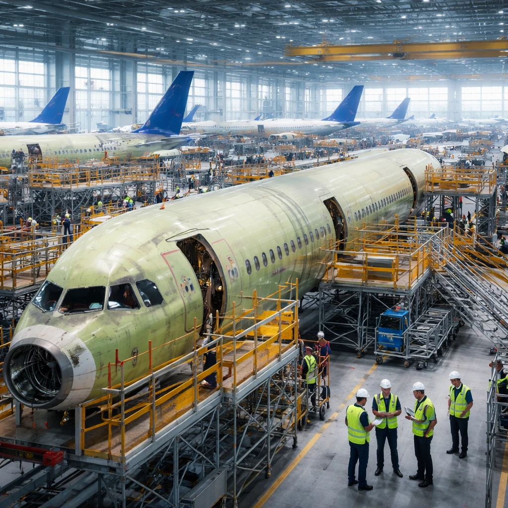 Airbus Needs Production Stability After a Soft Delivery Start - Swing Long on a Clean Pullback