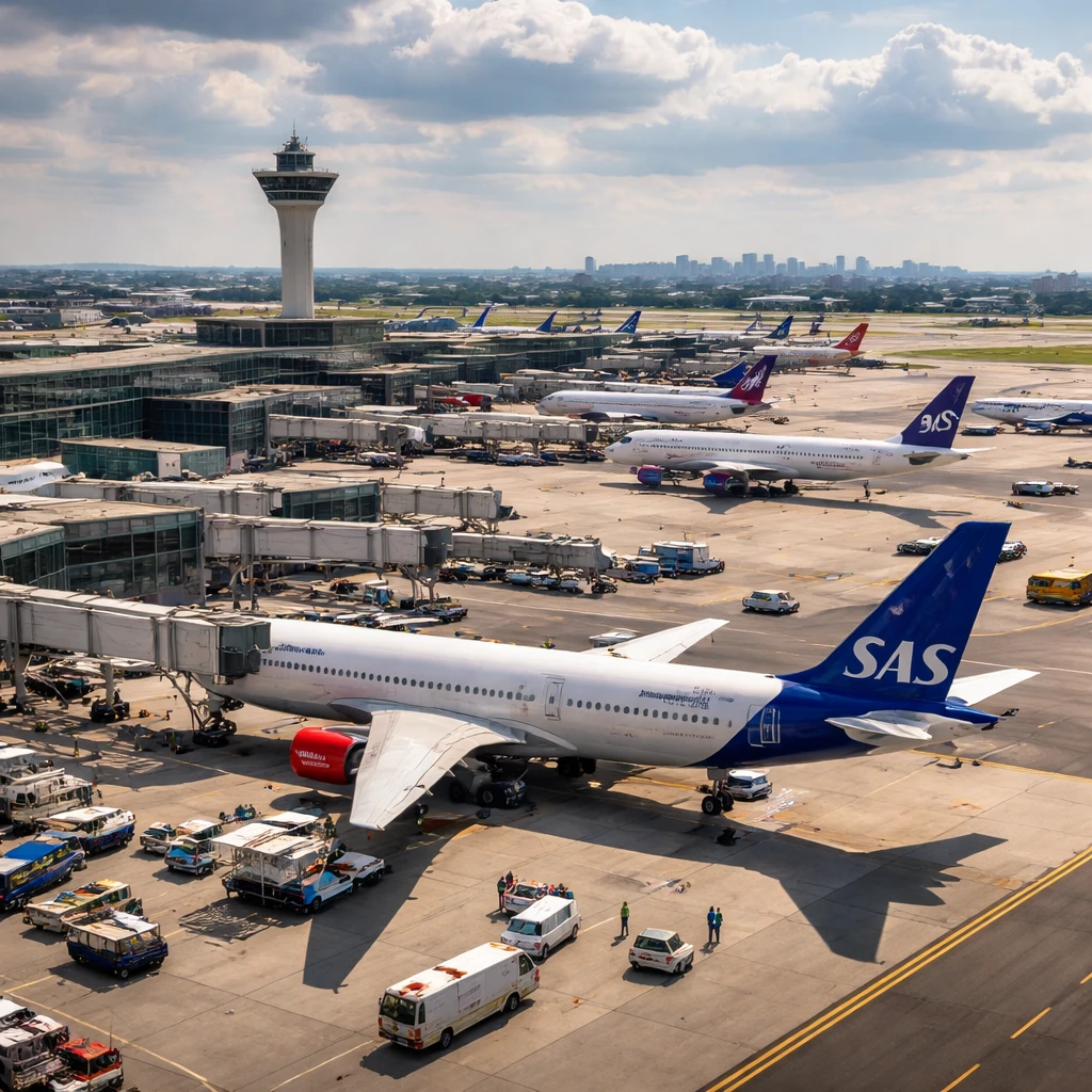 LaGuardia Arrival Operations Halted Briefly After Bomb Threat on SAS Flight to Newark