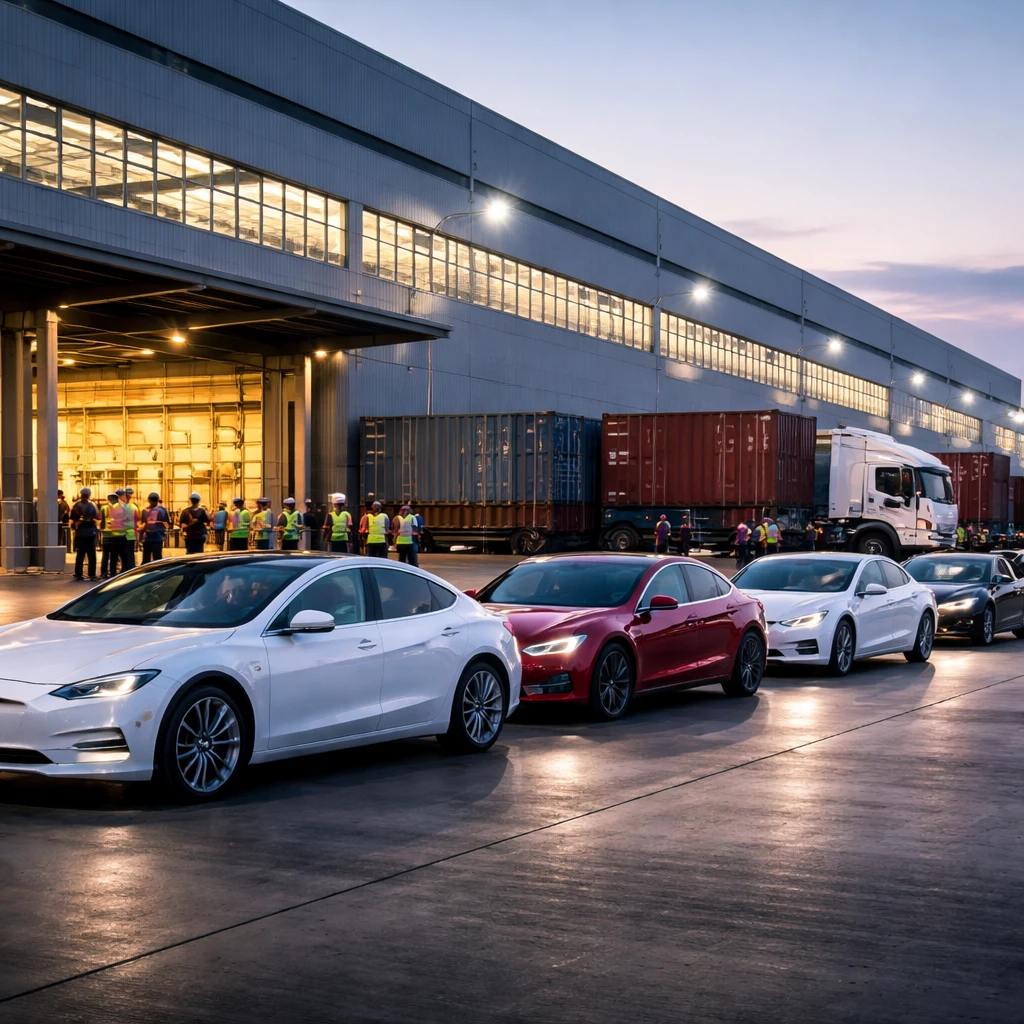 Tesla Shares Edge Higher After Big Surge in February China Deliveries