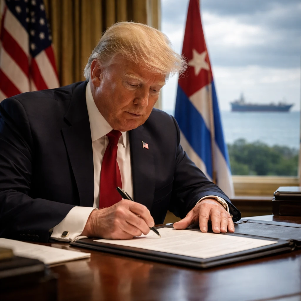 Trump Signs Executive Order Targeting Cuban Security Apparatus and Corruption