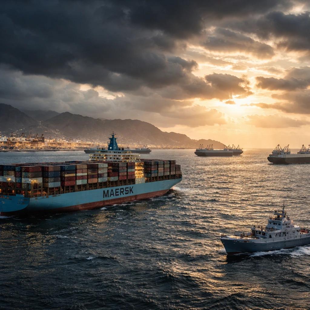 Maersk and Hapag-Lloyd Stocks Jump as Strait of Hormuz Transit Suspended