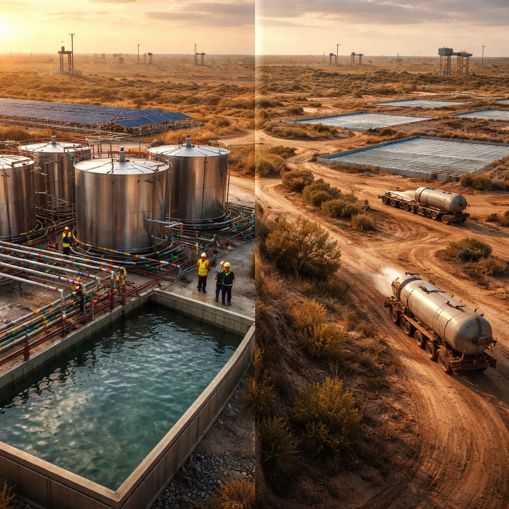 Pair Trade: Long WaterBridge, Short LandBridge - Play the Permian Water Arbitrage