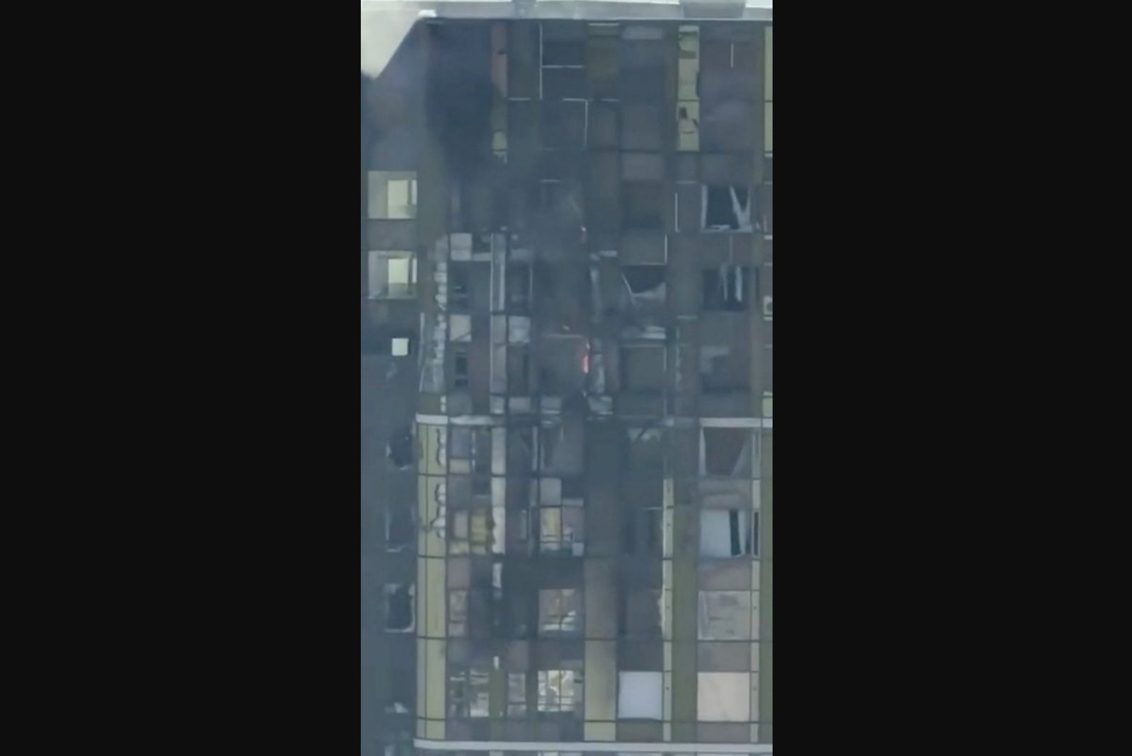 Drone Strike Damages High-Rise in Yekaterinburg, Regional Governor Says