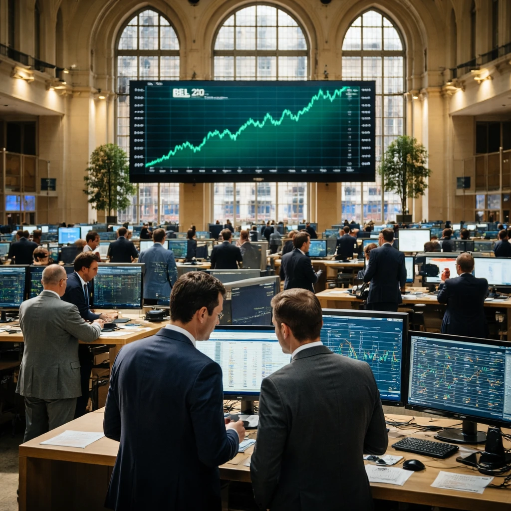 Belgian equities finish higher as BEL 20 hits a fresh record