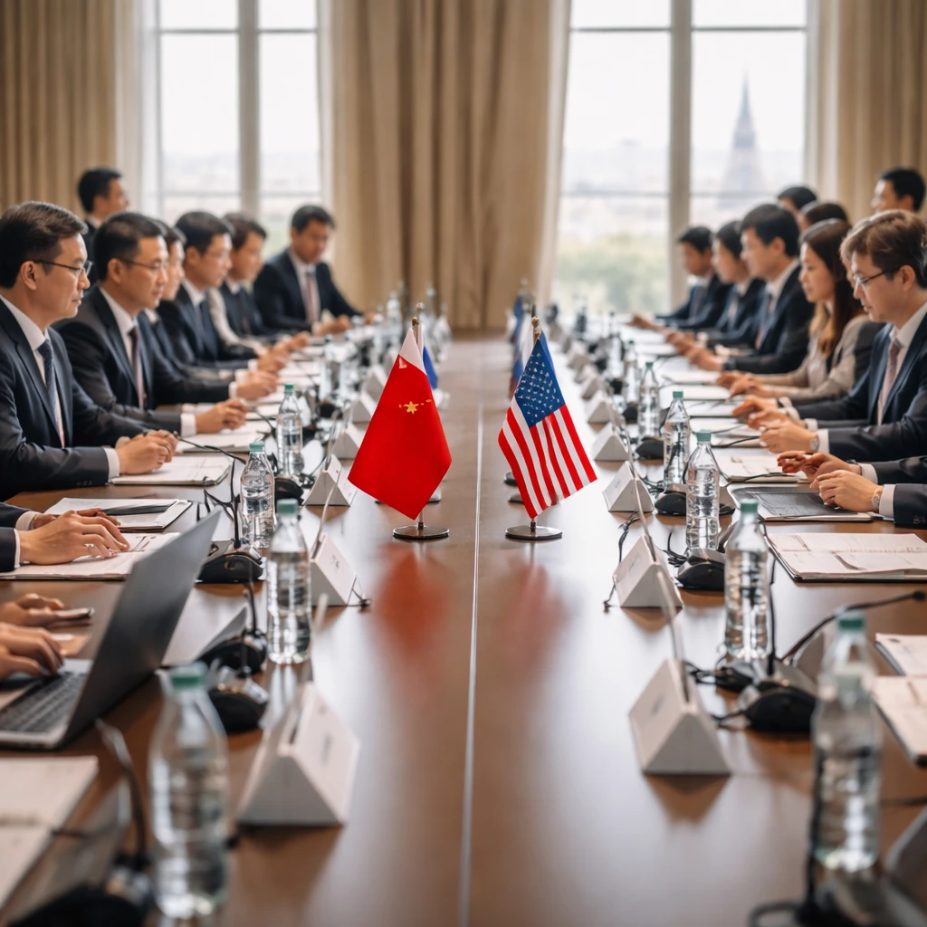 China and U.S. Find Preliminary Common Ground in Paris Trade Discussions