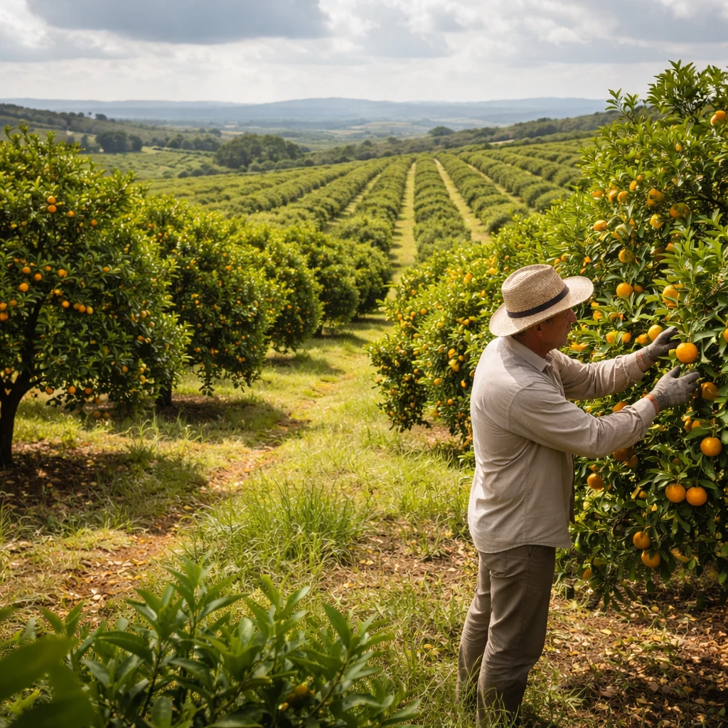 Fundecitrus Forecasts 12.9% Drop in Brazil's 2026/27 Orange Harvest