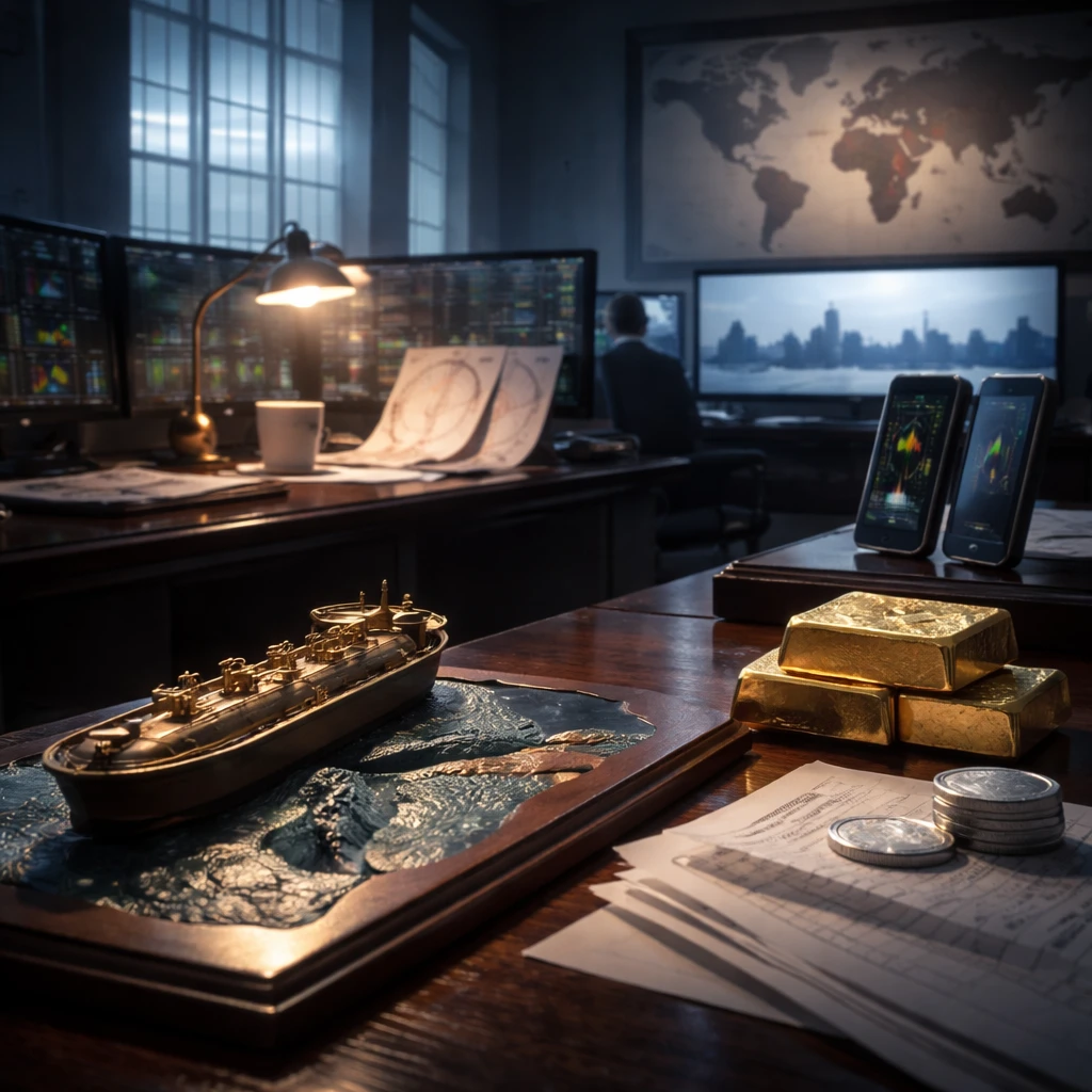 Markets edge into the bell with oil jitters, gold bid, and mega-cap tech holding the line