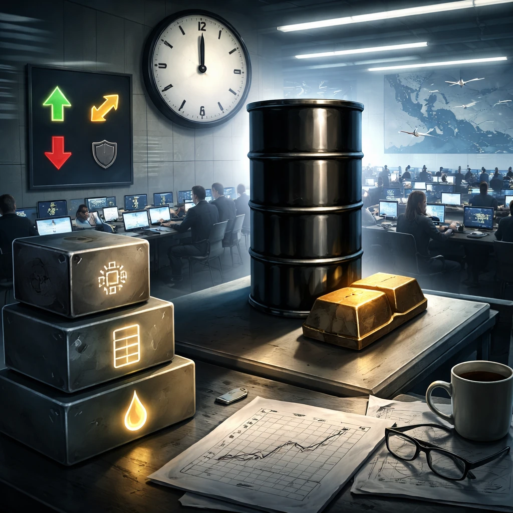 Midday: Oil’s surge squeezes the tape as traders camp out for mega-cap tech and the Fed
