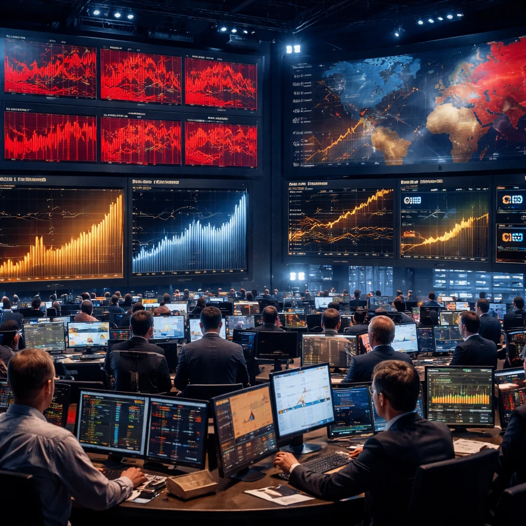 Midday selloff widens as tariff shock lifts gold and slams long bonds