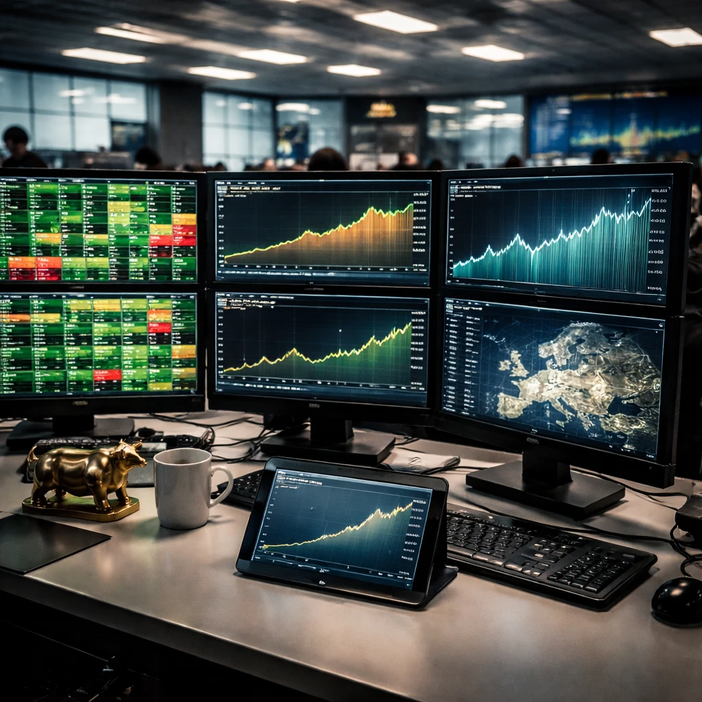 Midday Turn: Tech regains the wheel, metals surge, oil cools, dollar softens as tariff debate hums