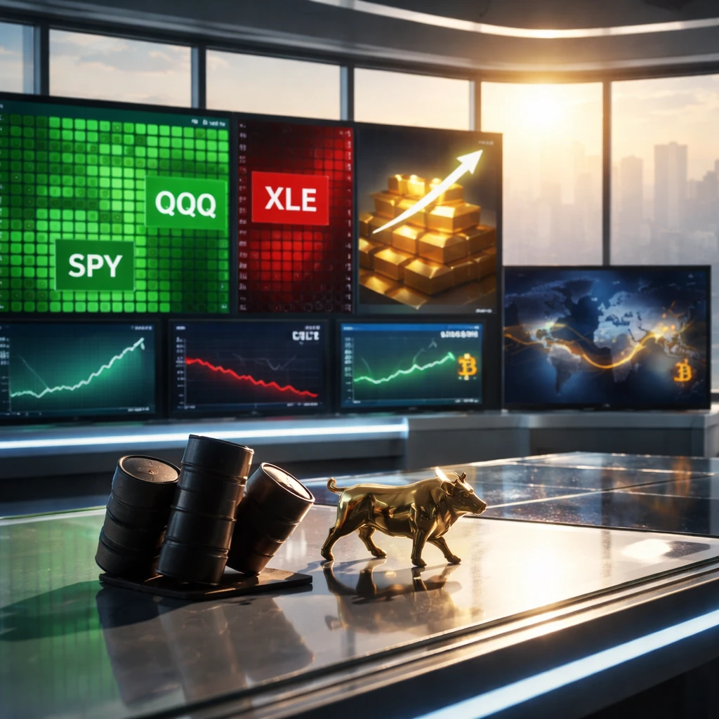 Risk appetite returns into the bell as peace talk hopes hit oil, lift tech and small caps