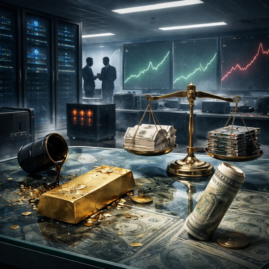 Stocks climb at midday as tech steadies, banks firm, and commodities unwind